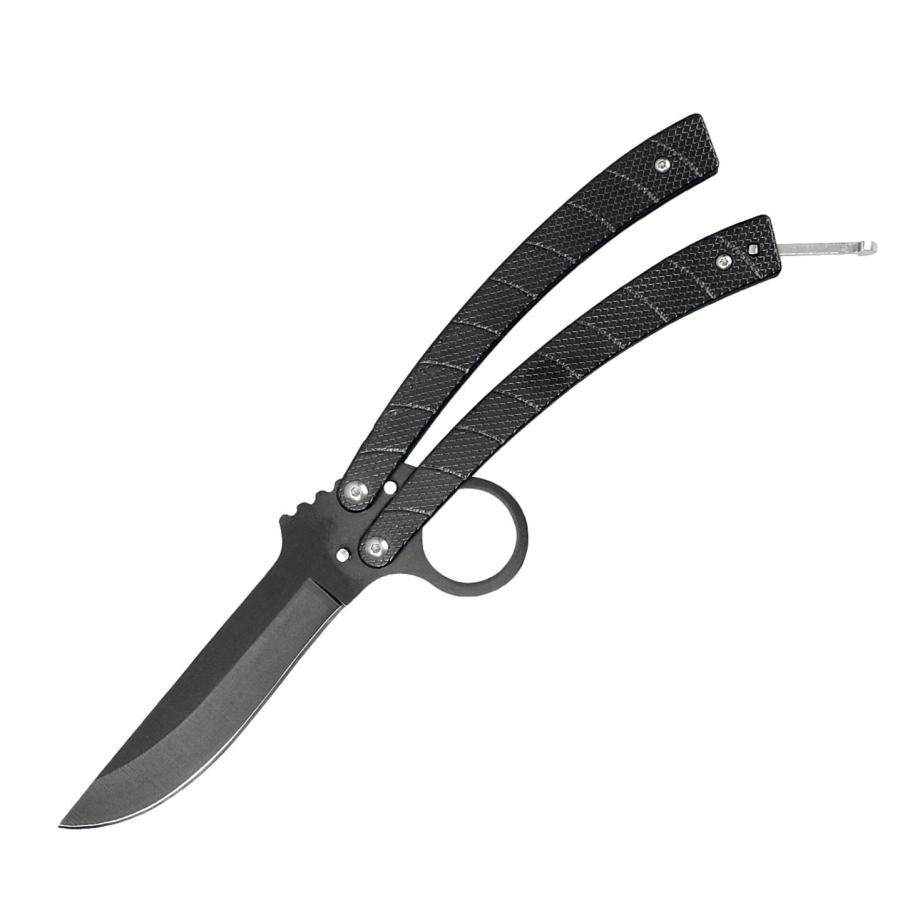 Navaja monte tipo mariposa negra