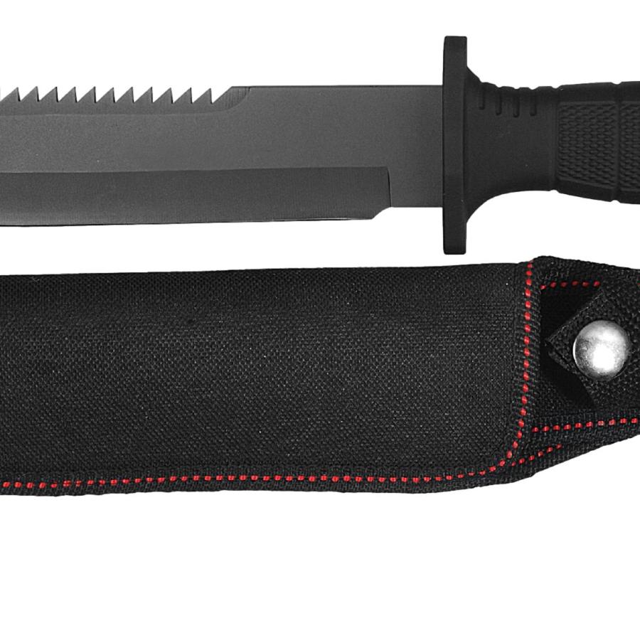 Cuchillo monte pavonado con sierra