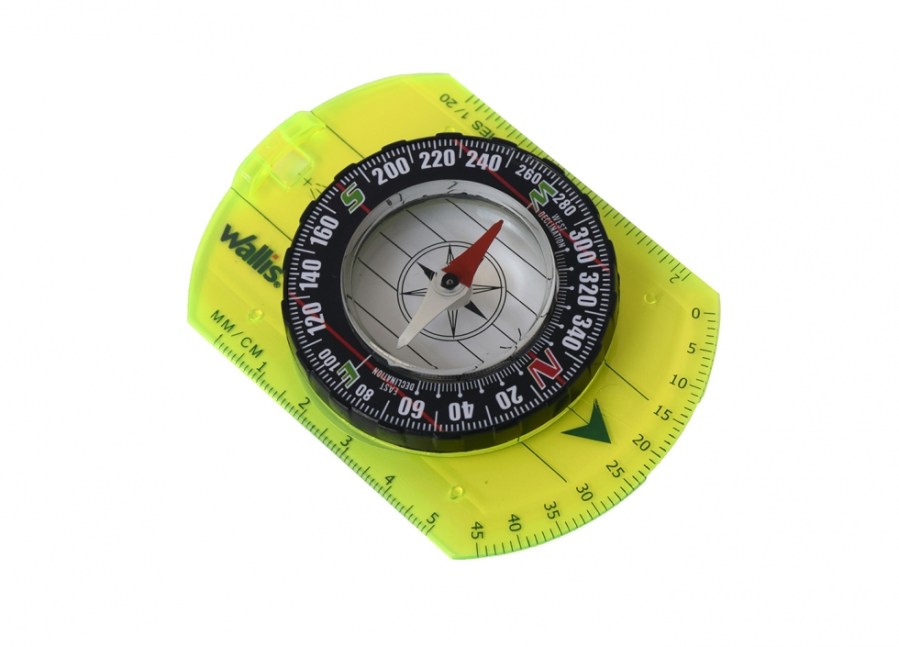 Brújula profesional esfera giratoria y cordón para colgar