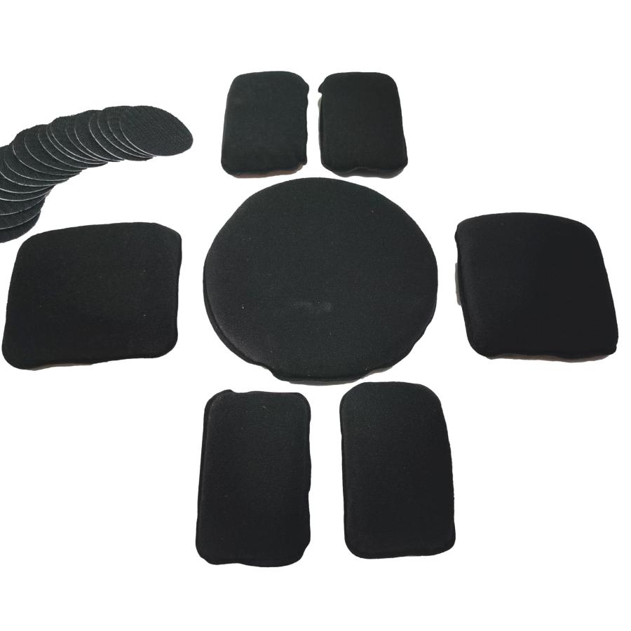 Kit de almohadillas y velcros para casco