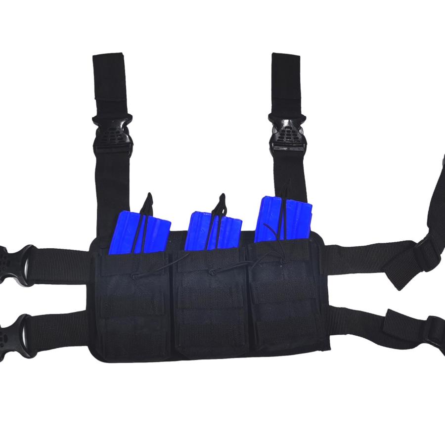 Piernera universal triple para cargadores