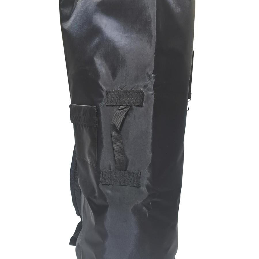 Saco de avio militar reforzado negro