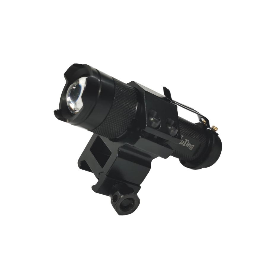 Lámpara mini con soporte para riel picatinny
