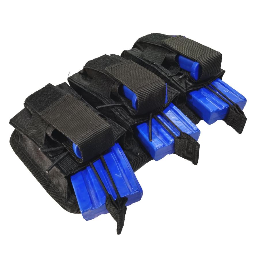 Portacargador Triple canguro Nacional Universal