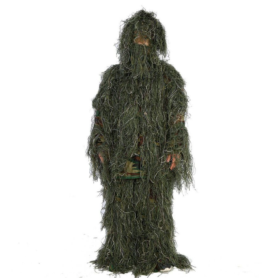 Juego de traje Ghillie 3D entrenamiento de francotirador