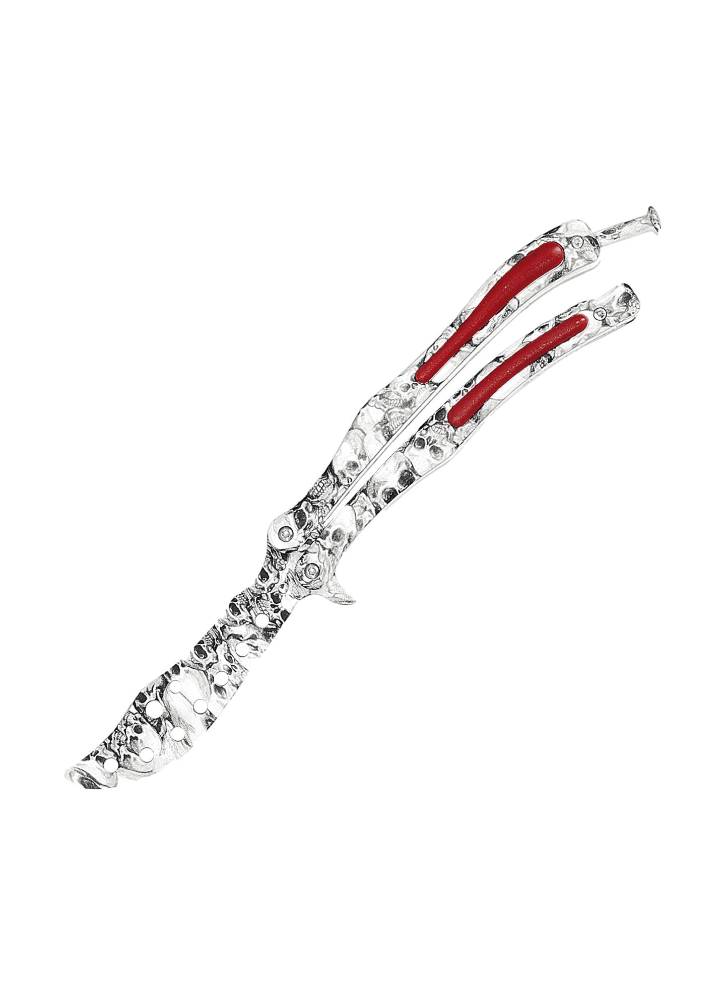 Navaja monte tipo mariposa calaveras