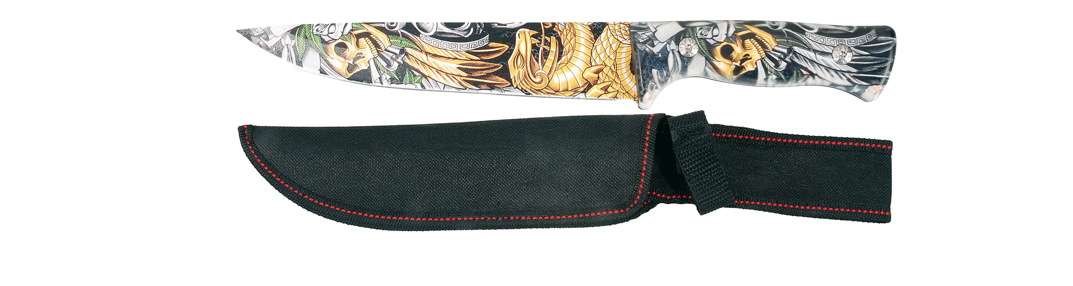 Cuchillo de monte calavera 8470