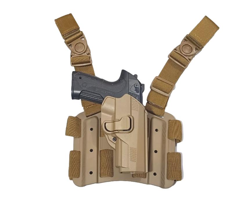 Piernera Milfort en color Coyote Beretta PX4