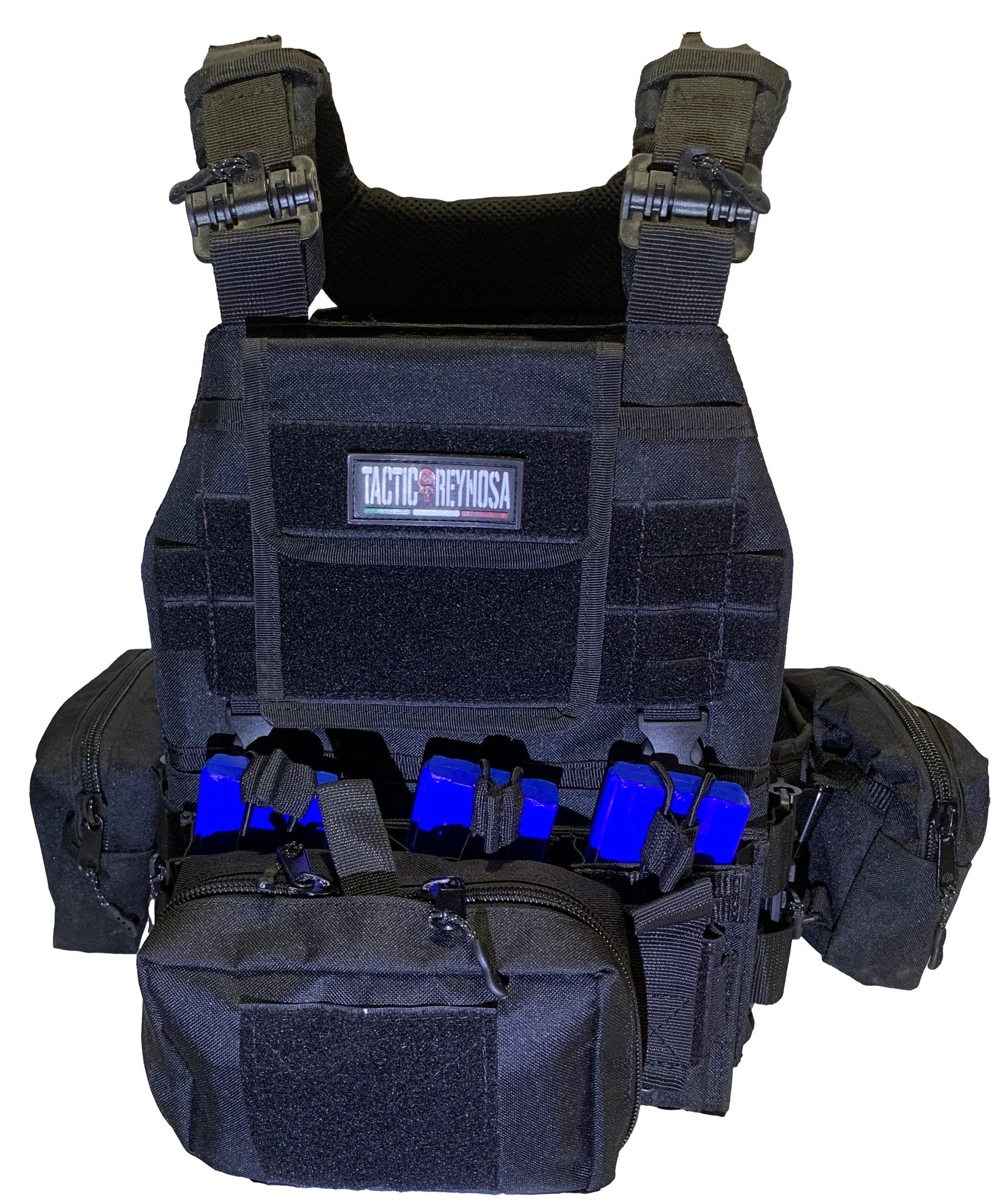 Porta placas modular con accesorios