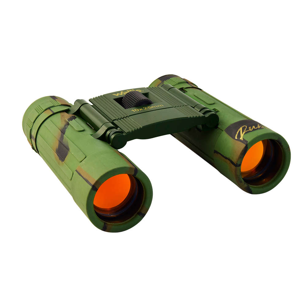 Binocular compacto tipo tejado 10 x 25 mm resistente a lluvias y salpicaduras