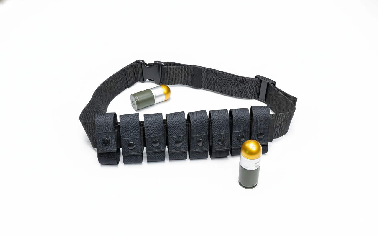 Carrillera Bandolera Porta Granadas 40 Mm Elite