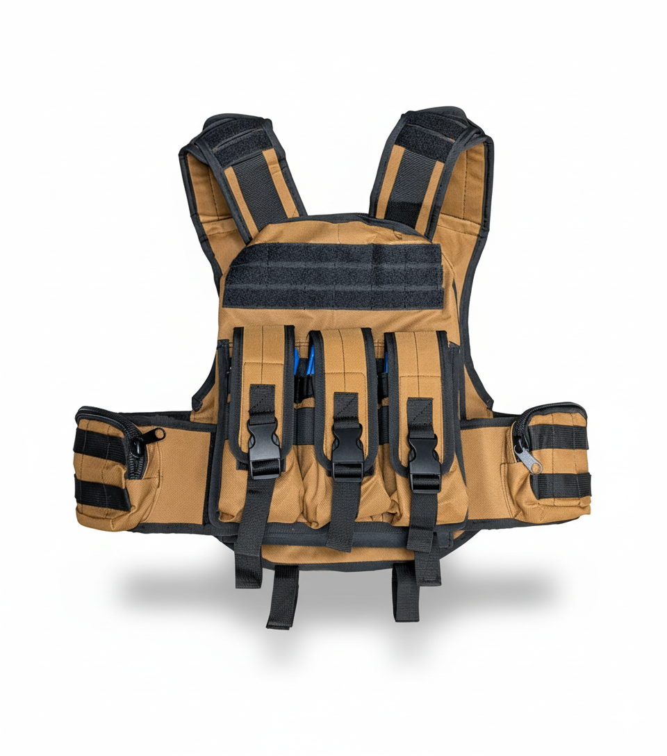 Chaleco Táctico Porta Placas Profesional Elite