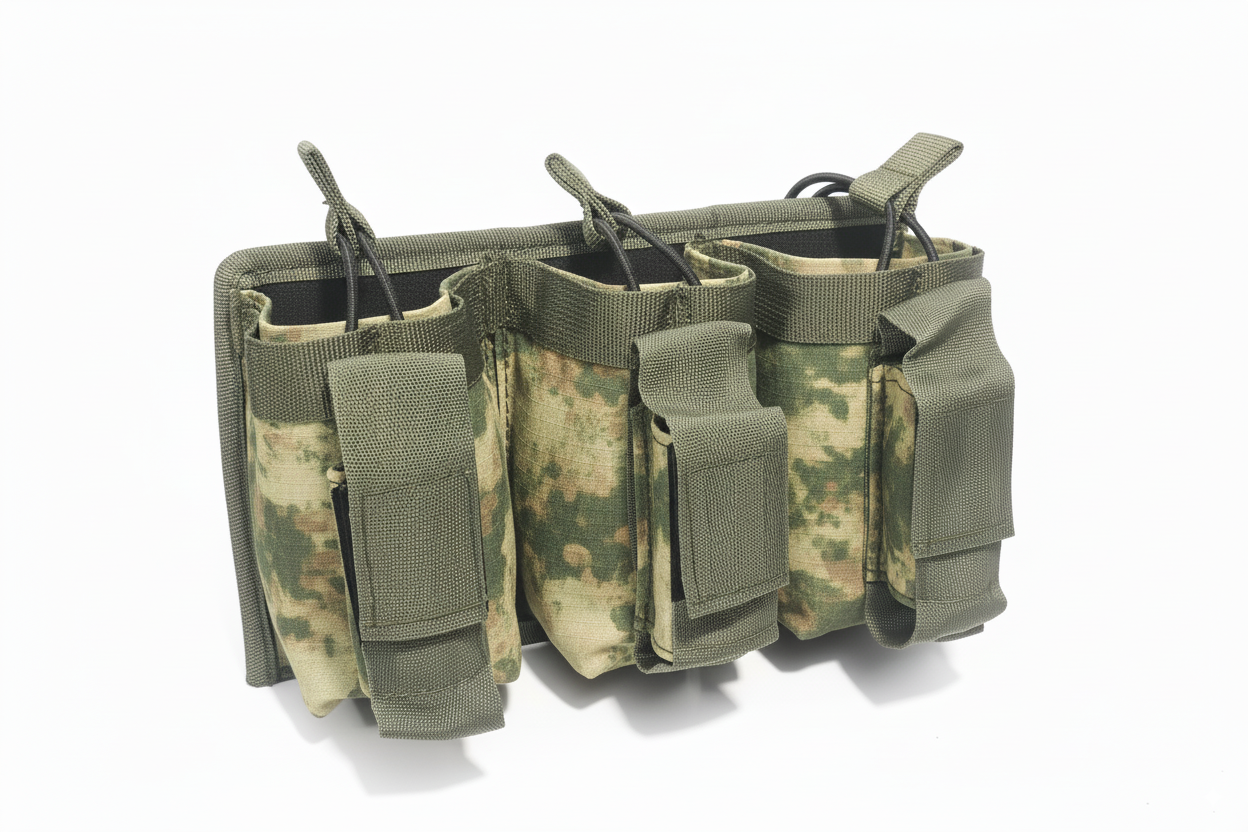 Porta cargador cartuchera triple camuflaje T3