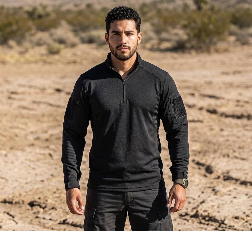 Playera Táctica Premium Tela Millennium Dry-Fit